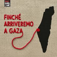 copertina del podcast Finché arriveremo a Gaza di Patrizia Dall'Argine e Rossella Pivanti