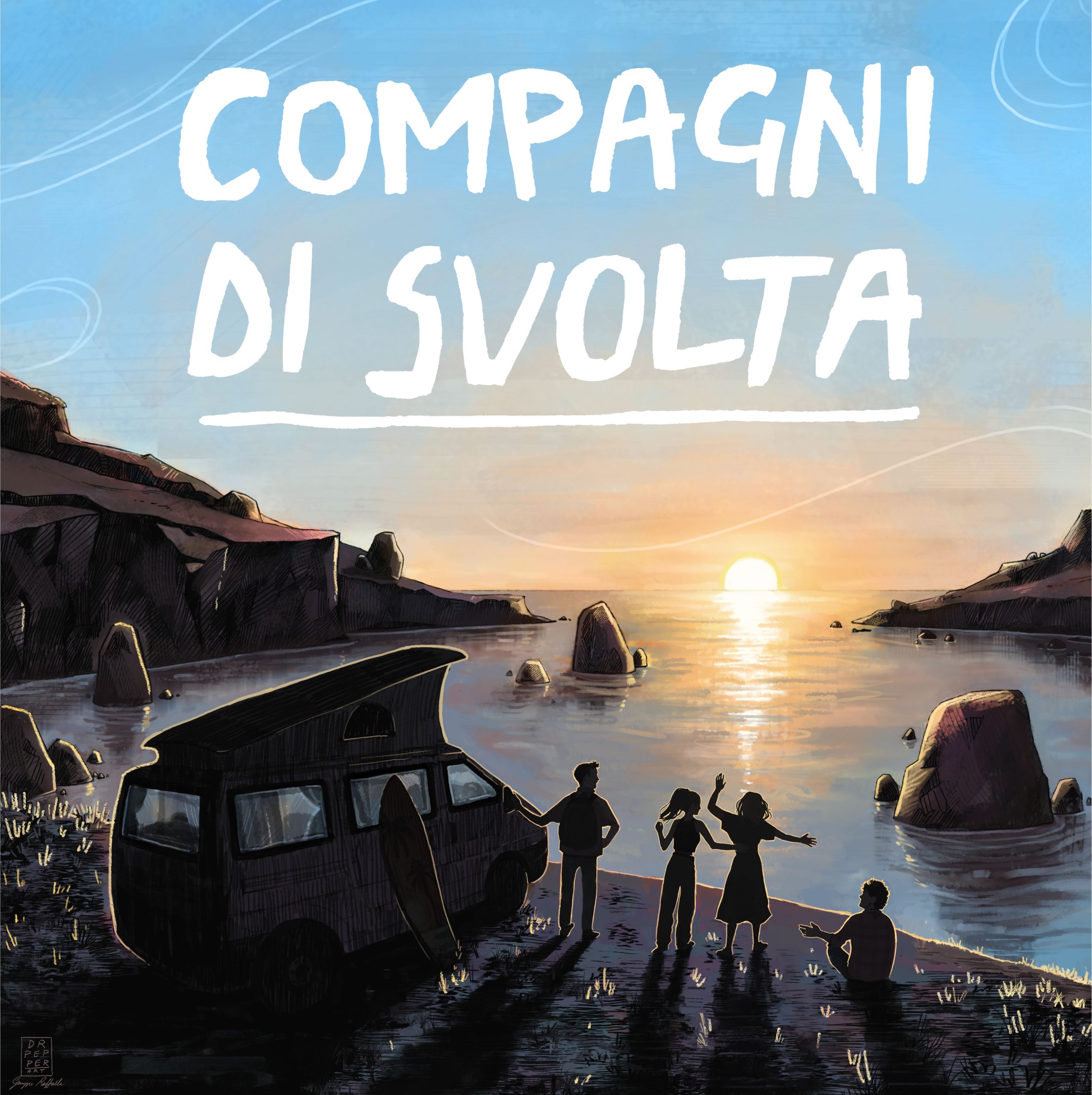 Copertina della serie audio Compagni di svolta
